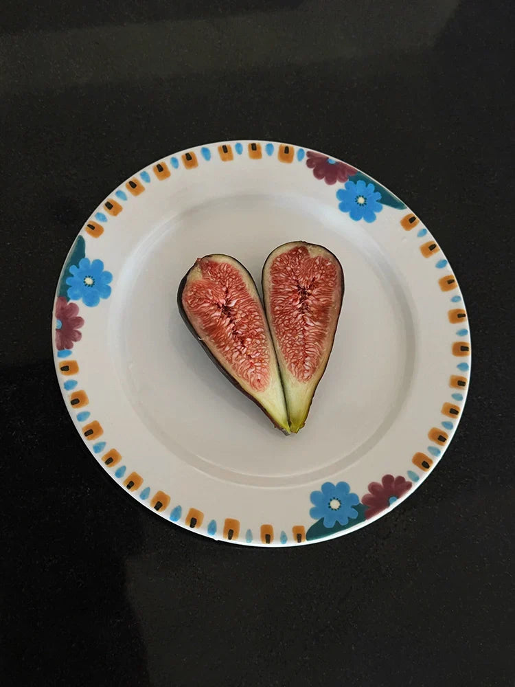 Hand-Painted Floral Display Plate - TRLab Shop
