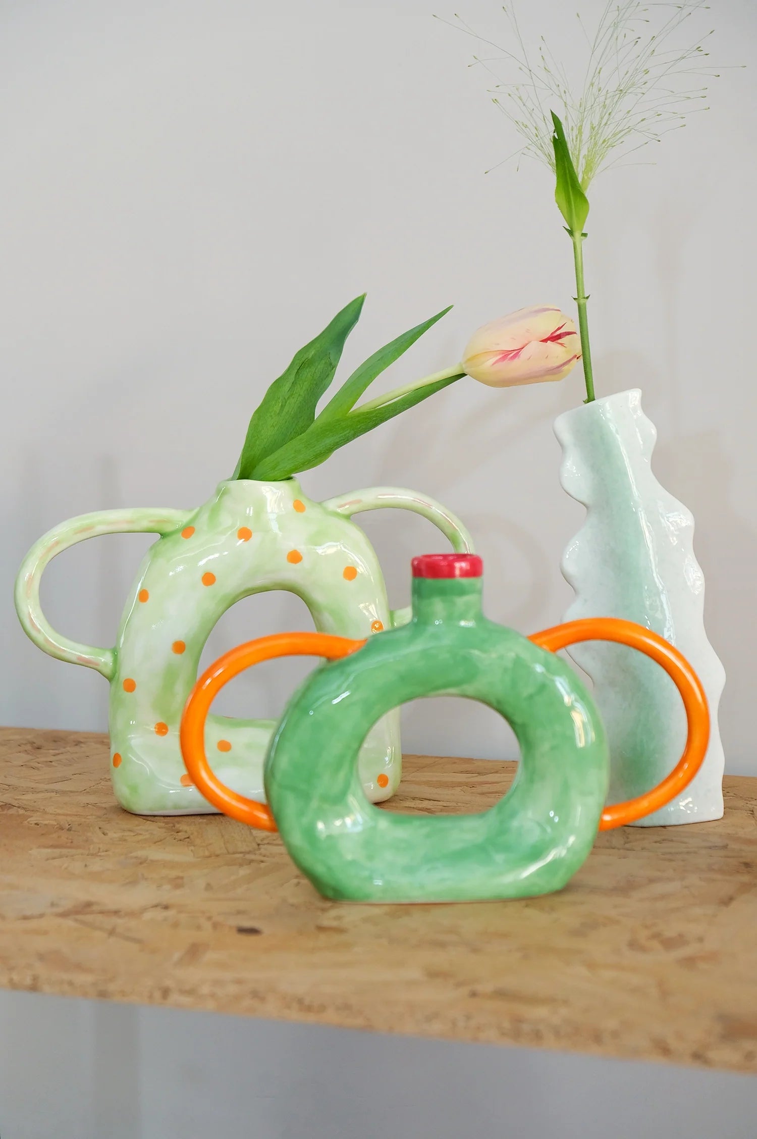 Ceramic Cactus-Shaped Vase - TRLab Shop