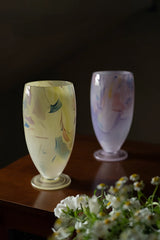 Luminous Fragment Glass Vase by TRLab Shop with iridescent, textured glass surface and modern decorative design.