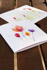 TRLab Shop Tulip 3D Pop Up Paper Art Greeting Card featuring a colorful, intricately designed paper tulip for special occasions.