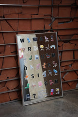 Decorative wall art featuring a mirror with a chair design motif, inspired by historical chair styles, by TRLab Shop.