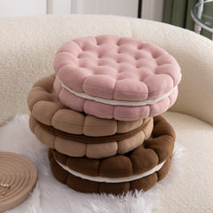Biscuit Cream Plush Cushion