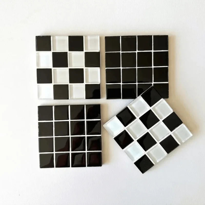 Color Tile Coaster Set-Letifly Lights and Decor
