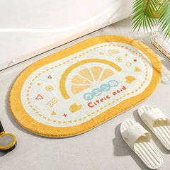 Bloomdale Oval Bath Mat