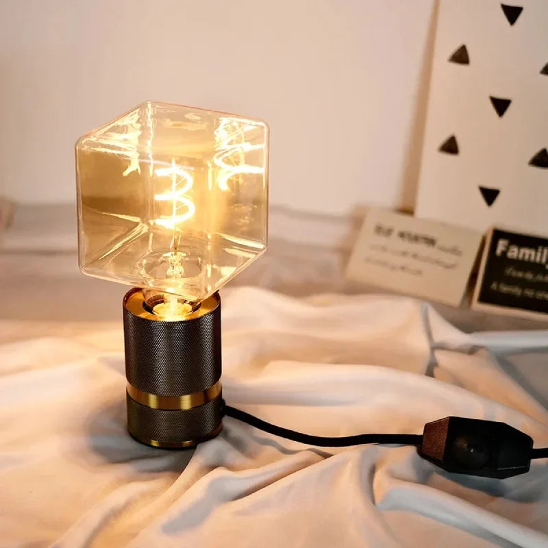 Led Bulbs Vintage Light Bulb Ice Cube 4W Dimmable 220-240V E27 Edison Bulb Specialty Decorative Light Bulb-Letifly Lights and Decor