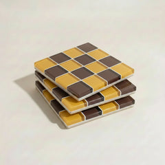 Pixel Vintage Tile Coasters-Letifly Lights and Decor