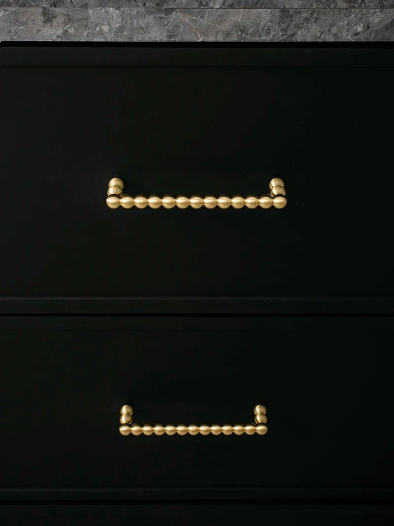 Tinhob Solid Brass Small Round Ball Handle Cabinet Wardrobe Drawer Knobs/ Shoe Cabinets for Drawers Kitchen Handles Accessories-Letifly Lights and Decor