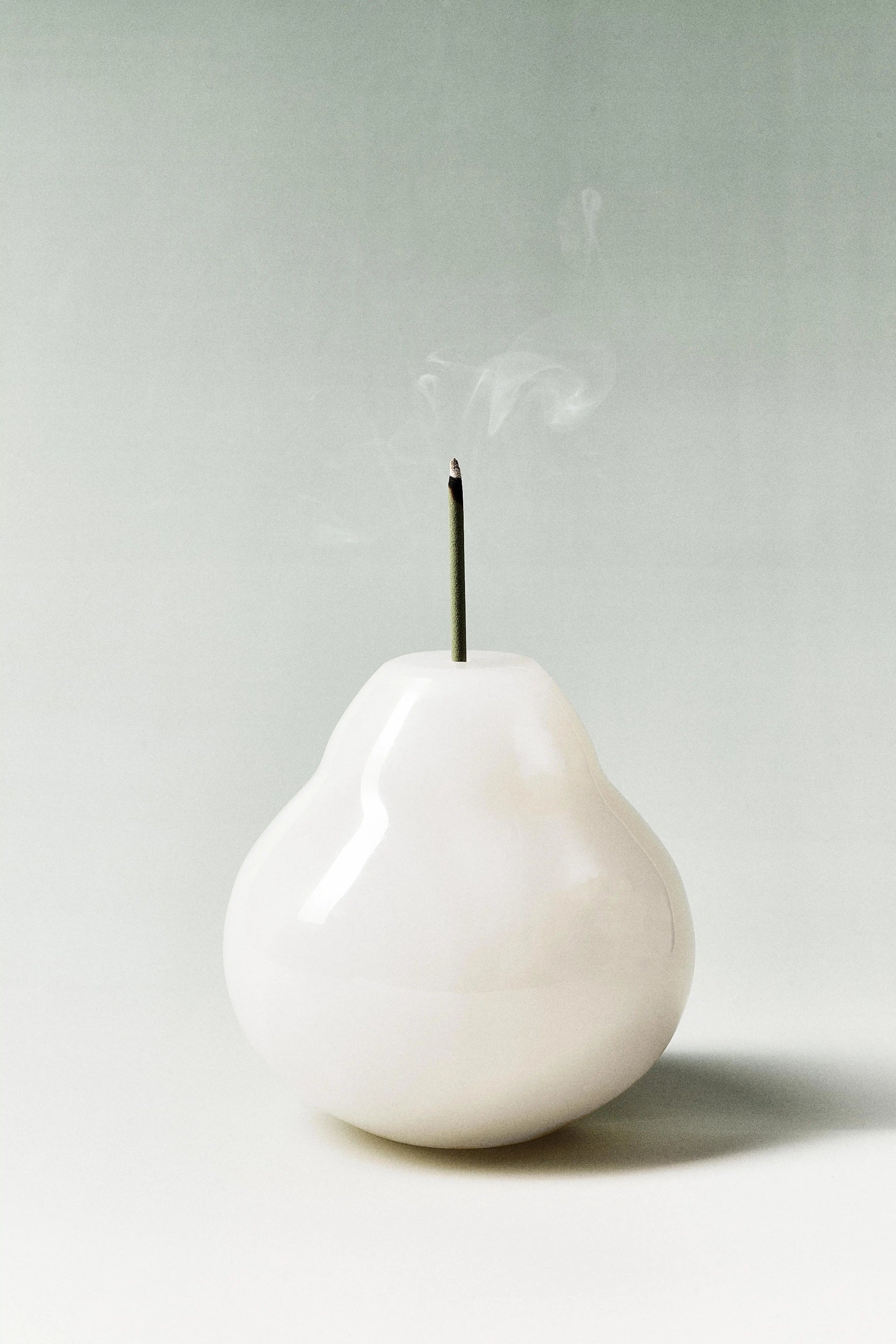 Natural Jade Pear Incense Holder Gift Set - TRLab Shop