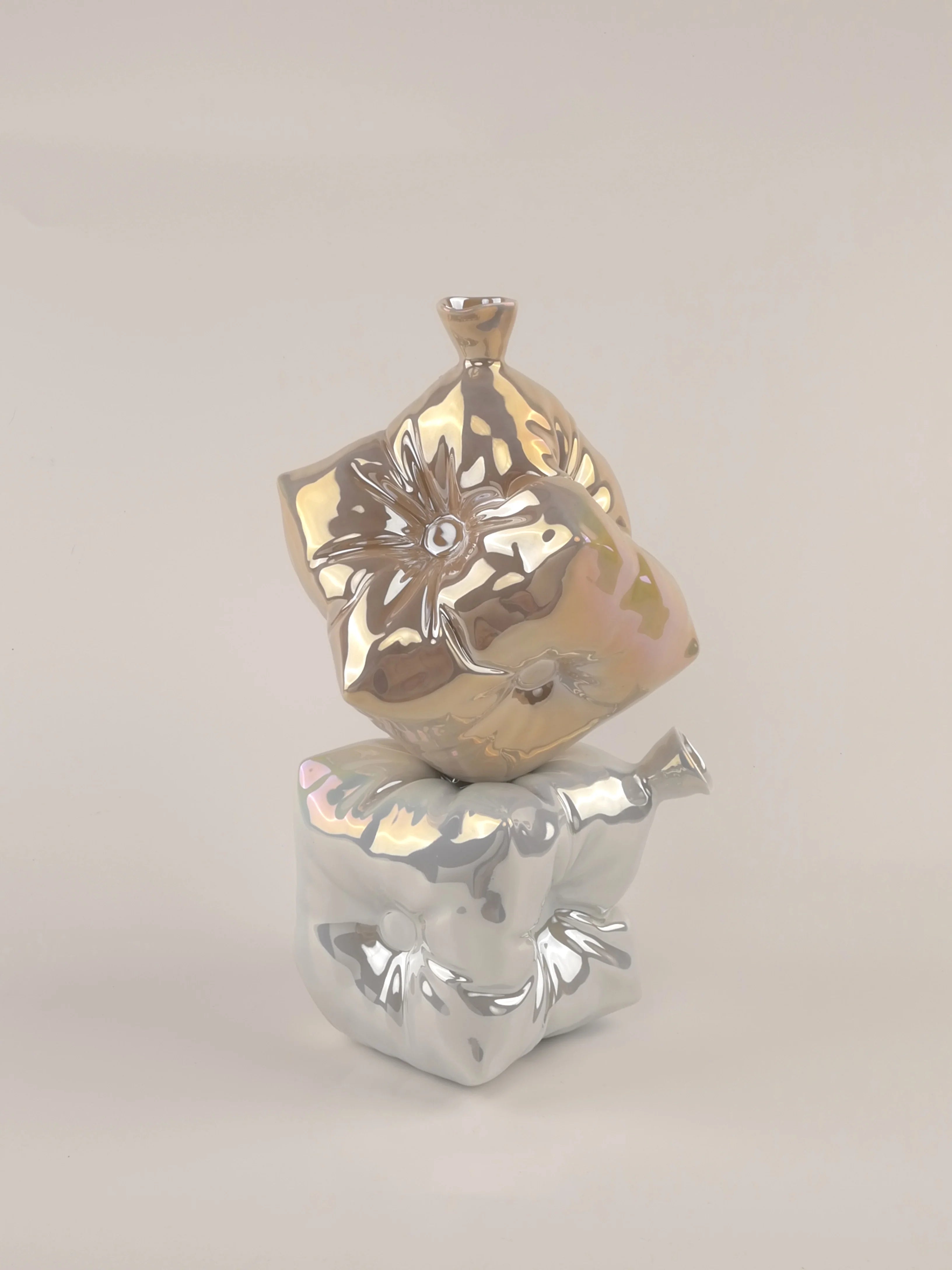 Ceramic Art Dice Pillow Vase - TRLab Shop