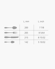 ab+ by Abert Babila set 16 pcs cutlery steel - Buy now on ShopDecor - Discover the best products by AB+ design