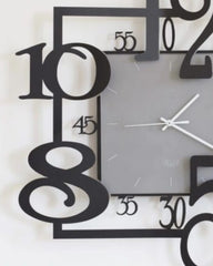 Arti e Mestieri Amos wall clock nero - Buy now on ShopDecor - Discover the best products by ARTI E MESTIERI design