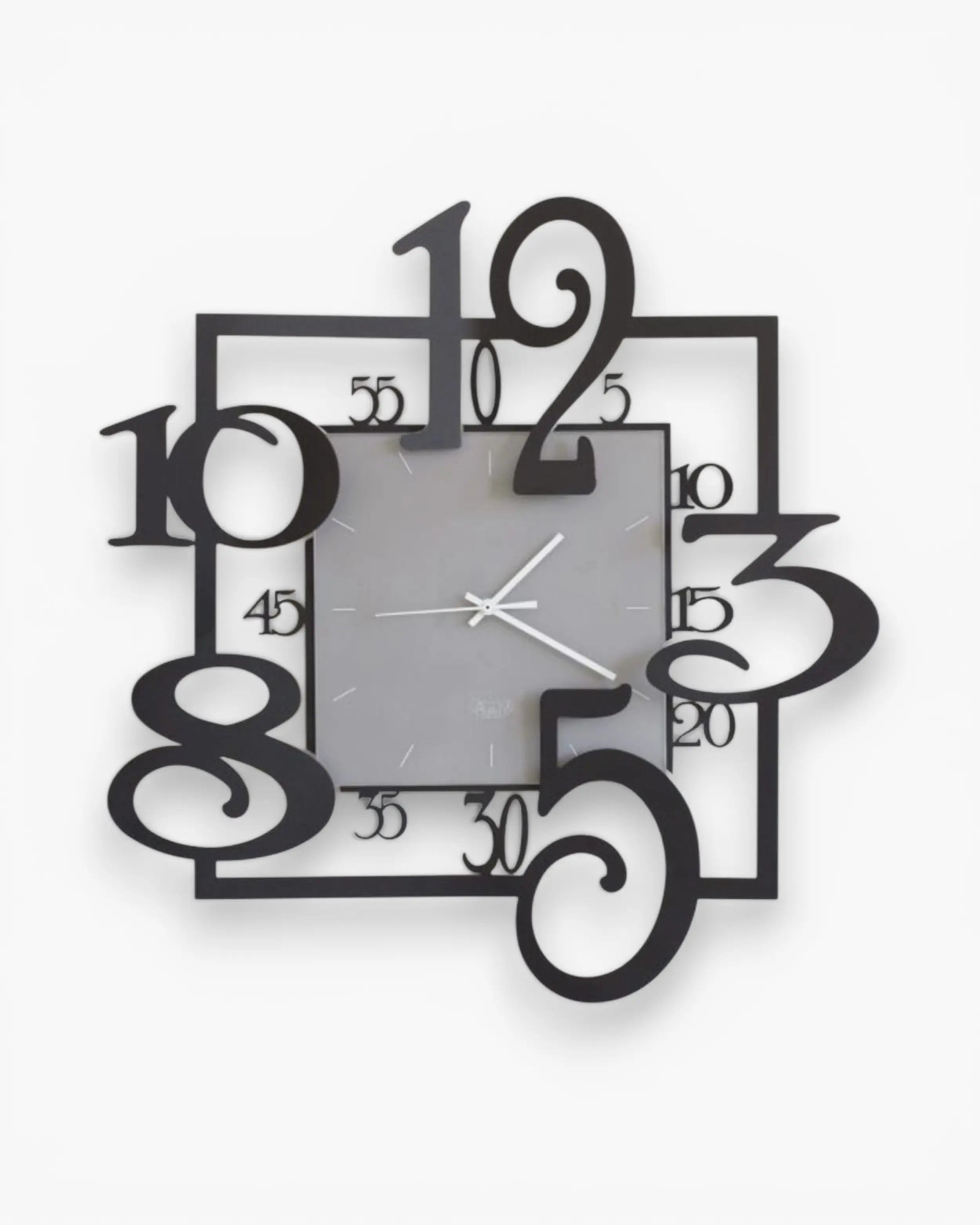 Arti e Mestieri Amos wall clock nero - Buy now on ShopDecor - Discover the best products by ARTI E MESTIERI design