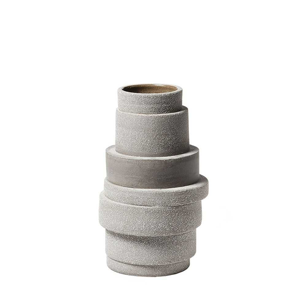 Atipico Pila H.27 cm Vase Clay in gres - Buy now on ShopDecor - Discover the best products by ATIPICO design