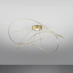 Axolight Hoops 2 LED ceiling lamp gold by Giovanni Barbato - Buy now on ShopDecor - Discover the best products by AXOLIGHT design