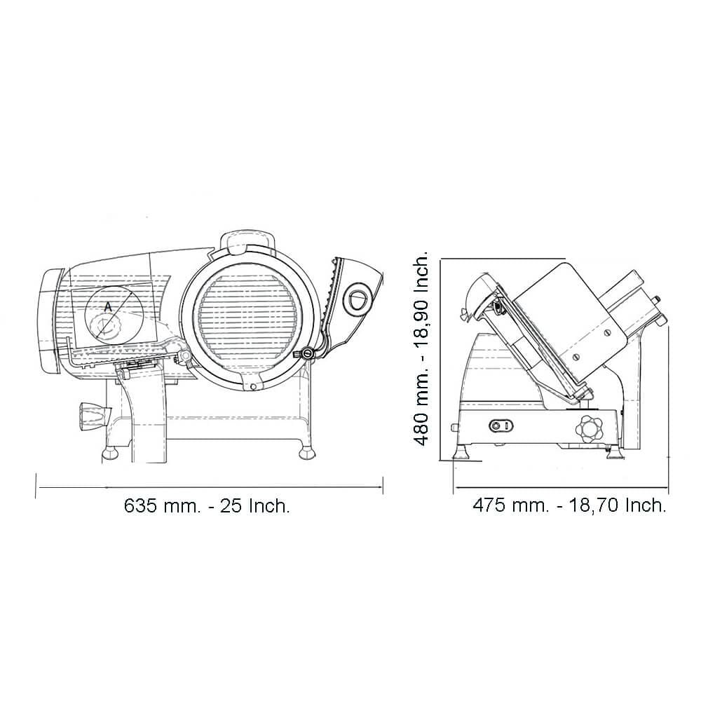 Berkel Red Line 300 Slicer with blade diam. 300 mm - Buy now on ShopDecor - Discover the best products by BERKEL design