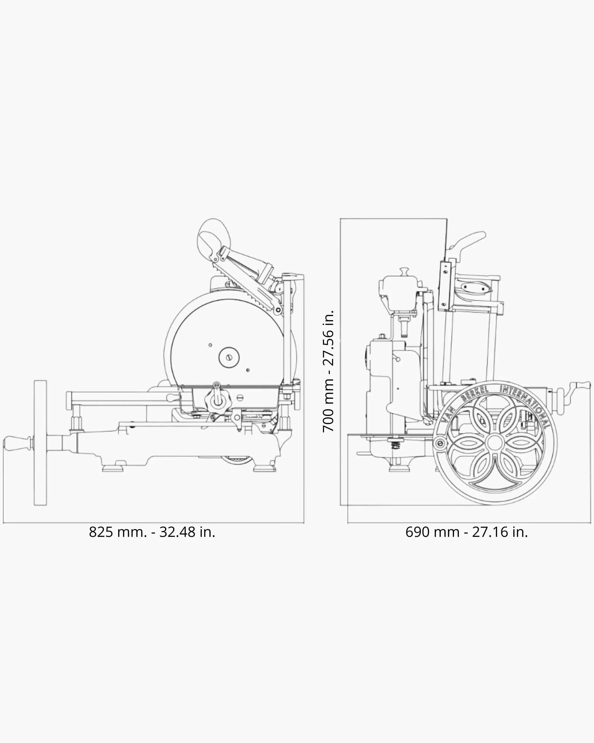 Berkel Volano B114 Manual Slicer Abundantia & Saber Special Edition - Buy now on ShopDecor - Discover the best products by BERKEL design