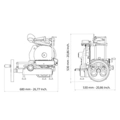 Berkel Volano B2 full flywheel slicer with blade diam. 265 mm - Buy now on ShopDecor - Discover the best products by BERKEL design