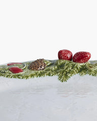 Bordallo Pinheiro Christmas Garland cake stand - Buy now on ShopDecor - Discover the best products by BORDALLO PINHEIRO design