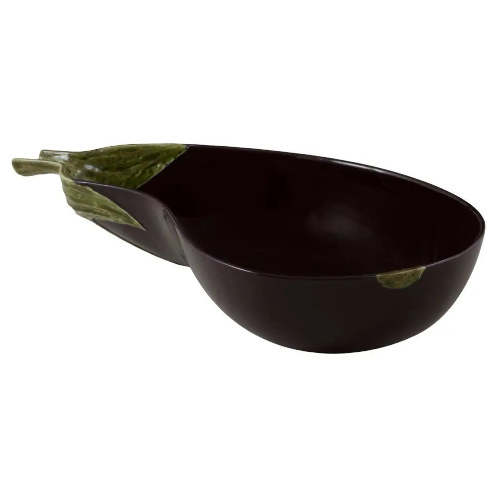 Bordallo Pinheiro Aubergine salad bowl 46.5 cm - 18.31 in - Buy now on ShopDecor - Discover the best products by BORDALLO PINHEIRO design