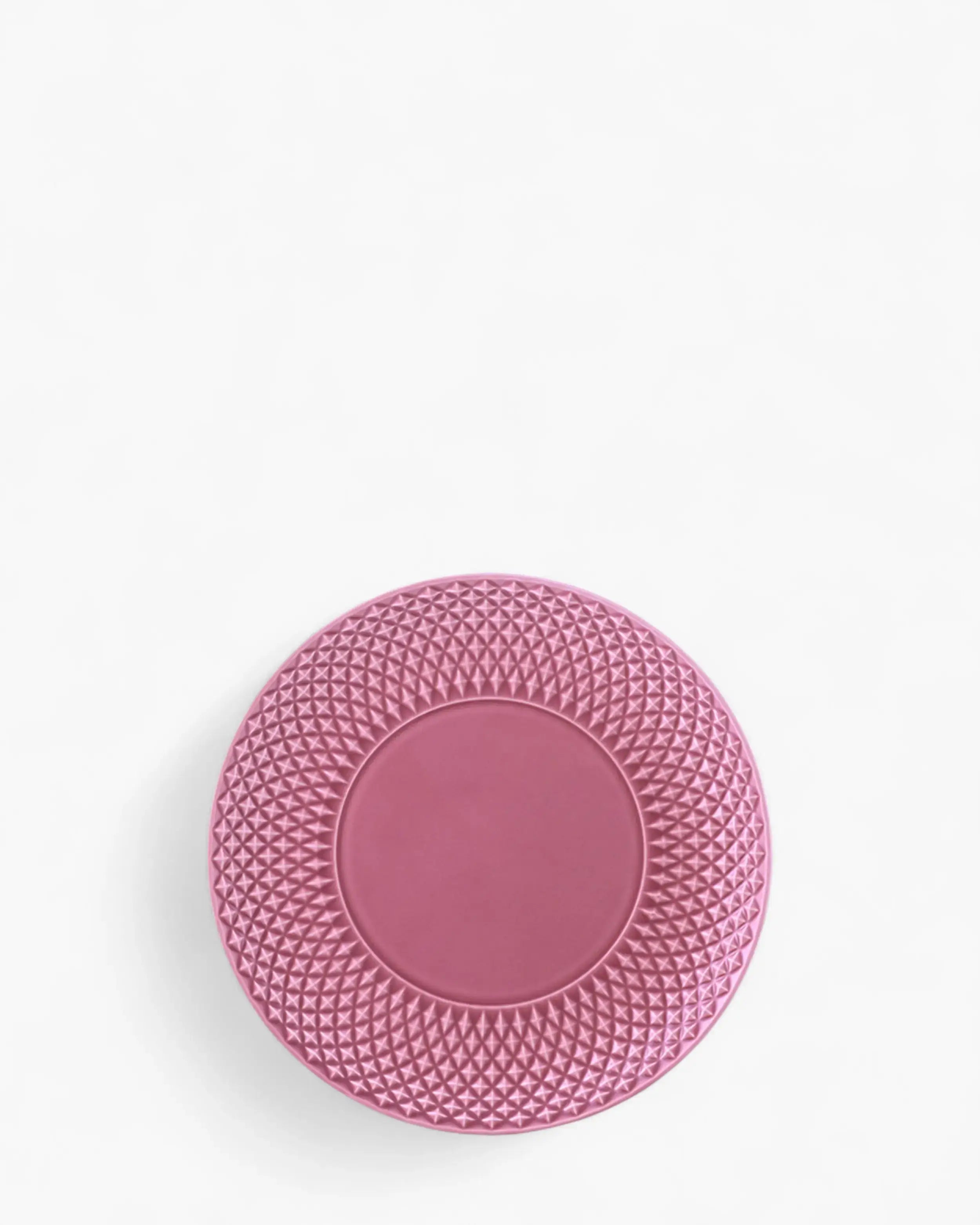 Bordallo Pinheiro Bicos plate Bordallo Pinheiro Pink 23 cm. - 9.05 in. - Buy now on ShopDecor - Discover the best products by BORDALLO PINHEIRO design