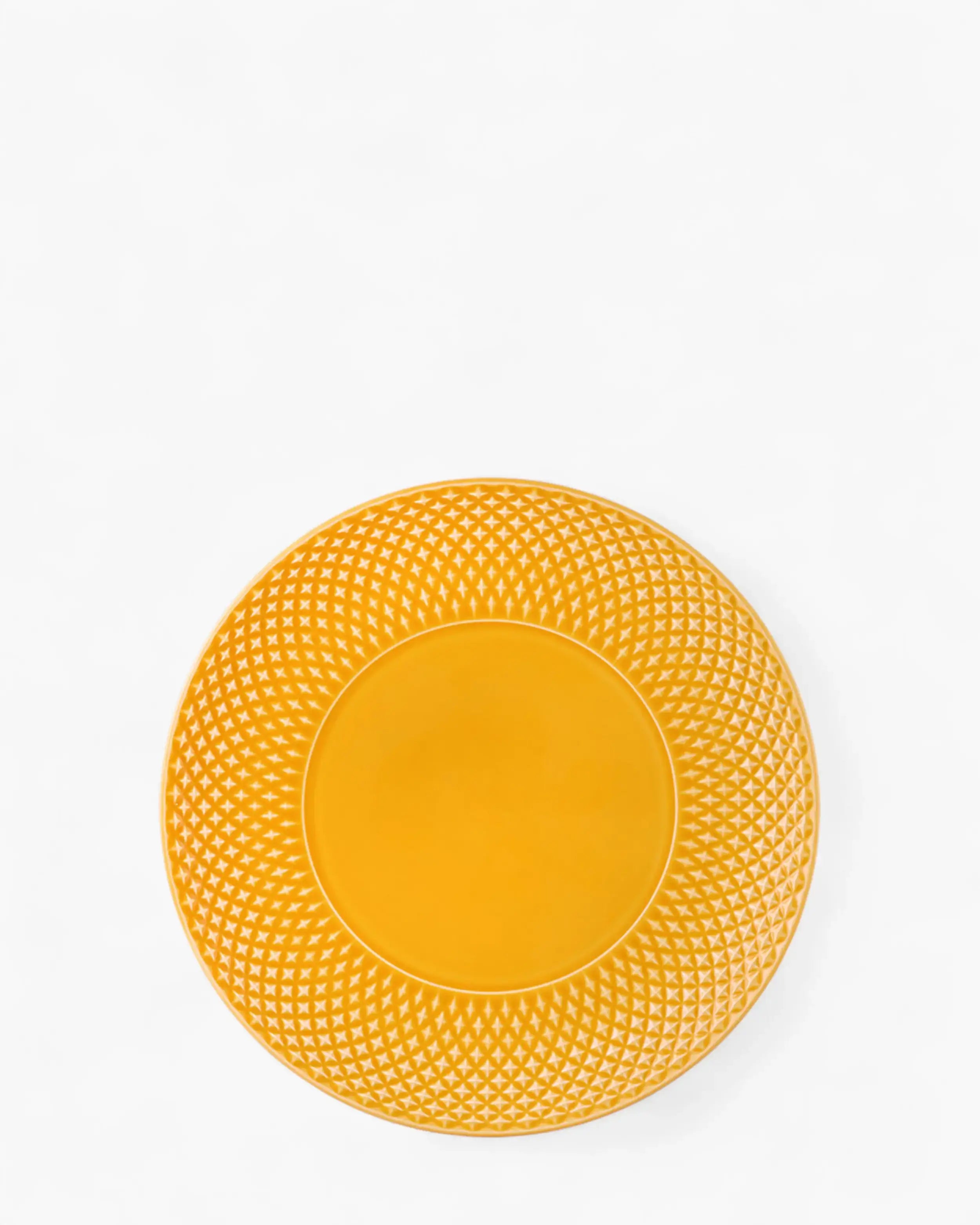 Bordallo Pinheiro Bicos plate Bordallo Pinheiro Amber 28 cm. - 11.02 in. - Buy now on ShopDecor - Discover the best products by BORDALLO PINHEIRO design