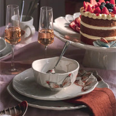 Bordallo Pinheiro Cloudy Butterflies bowl 19 cm. - 7.48 in. - Buy now on ShopDecor - Discover the best products by BORDALLO PINHEIRO design
