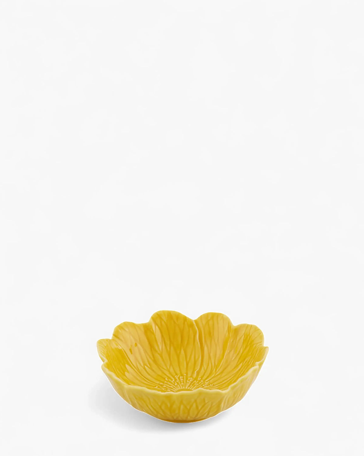 Bordallo Pinheiro Flora bowl Yellow 17 cm. - 6.7 in. - Buy now on ShopDecor - Discover the best products by BORDALLO PINHEIRO design