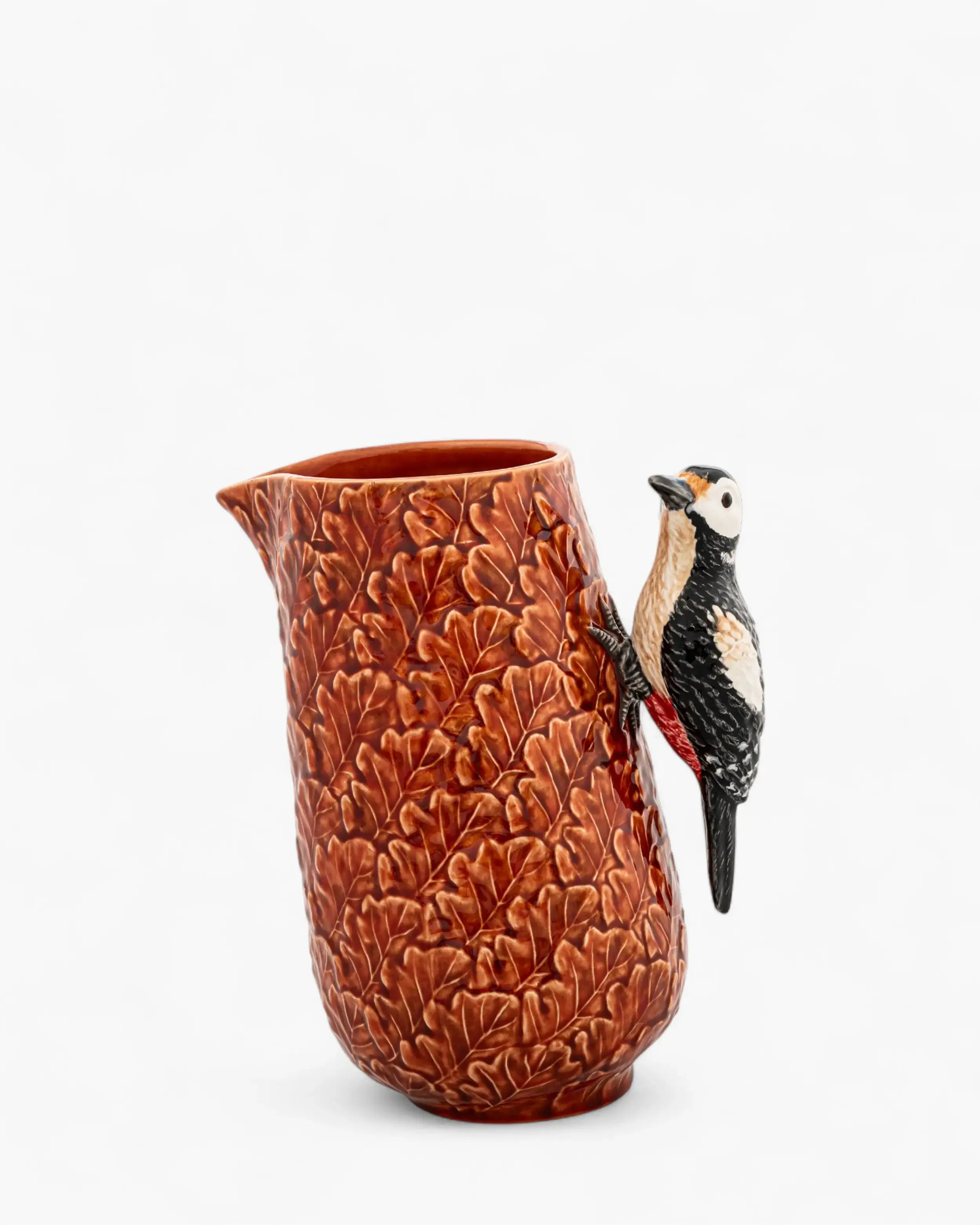 Bordallo Pinheiro Gudrun medium pitcher with Woodpecker - Buy now on ShopDecor - Discover the best products by BORDALLO PINHEIRO design