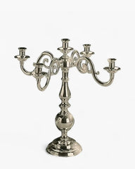 Broggi Ambasciata candlestick silver plated nickel 5 Lights - Buy now on ShopDecor - Discover the best products by BROGGI design