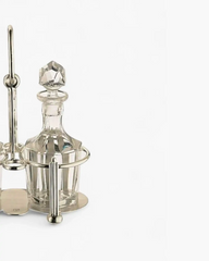 Broggi Classica oil cruet 2 places silver plated nickel - Buy now on ShopDecor - Discover the best products by BROGGI design