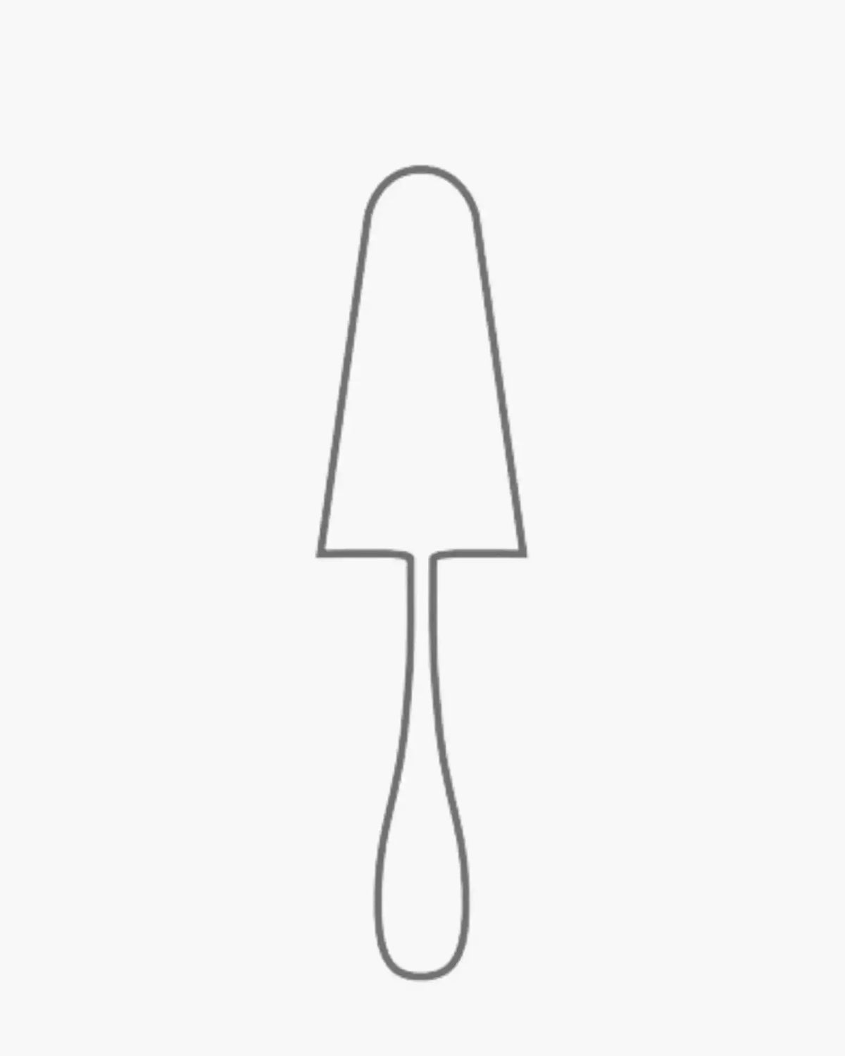 Broggi Gaia Cake Server polished steel - Buy now on ShopDecor - Discover the best products by BROGGI design
