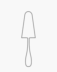 Broggi Gaia Cake Server polished steel - Buy now on ShopDecor - Discover the best products by BROGGI design
