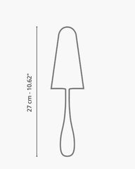 Broggi Gaia Cake Server polished steel - Buy now on ShopDecor - Discover the best products by BROGGI design