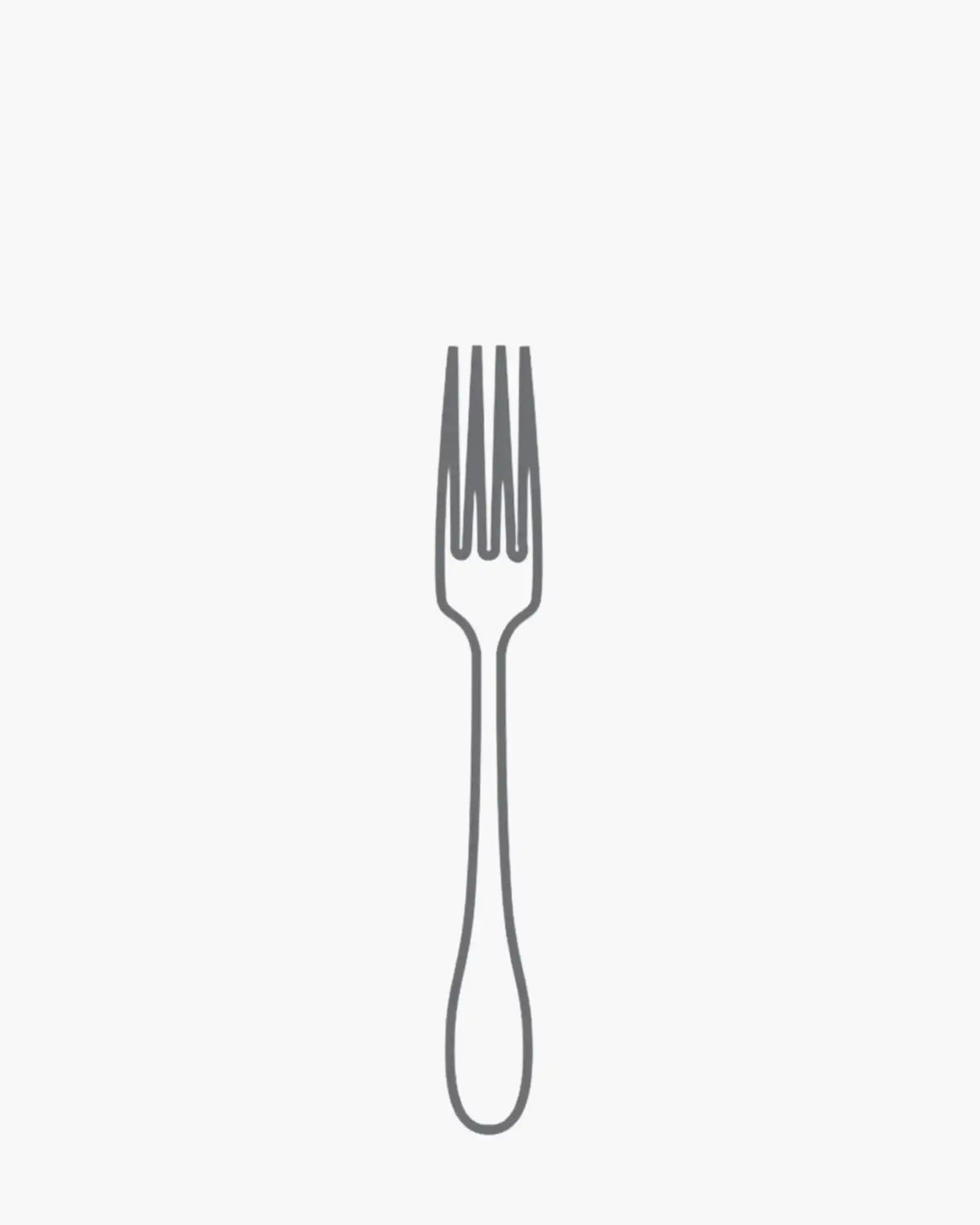 Broggi Gualtiero Marchesi dessert fork polished steel - Buy now on ShopDecor - Discover the best products by BROGGI design