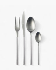 Broggi Kyoto Black set 24-piece cutlery set Steel White - Buy now on ShopDecor - Discover the best products by BROGGI design