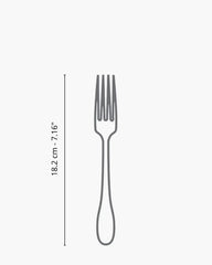 Broggi Metropolitan dessert fork stainless steel - Buy now on ShopDecor - Discover the best products by BROGGI design