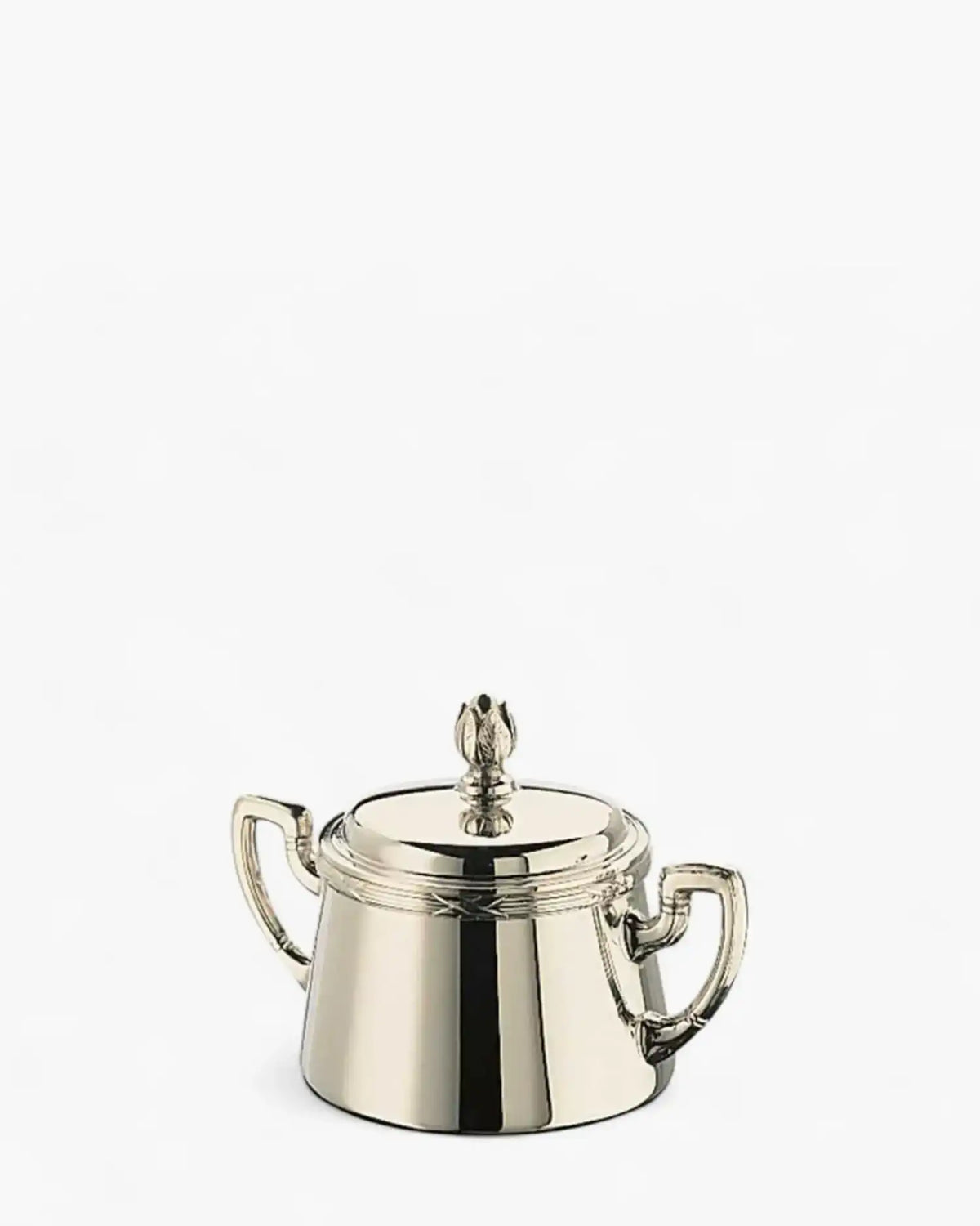 Broggi Rubans sugar bowl silver plated nickel 140 gr - 4.94 oz - Buy now on ShopDecor - Discover the best products by BROGGI design