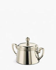 Broggi Rubans sugar bowl silver plated nickel 250 gr - 8.82 oz - Buy now on ShopDecor - Discover the best products by BROGGI design
