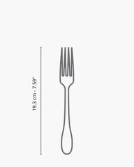 Broggi Sedona dessert fork stainless steel - Buy now on ShopDecor - Discover the best products by BROGGI design
