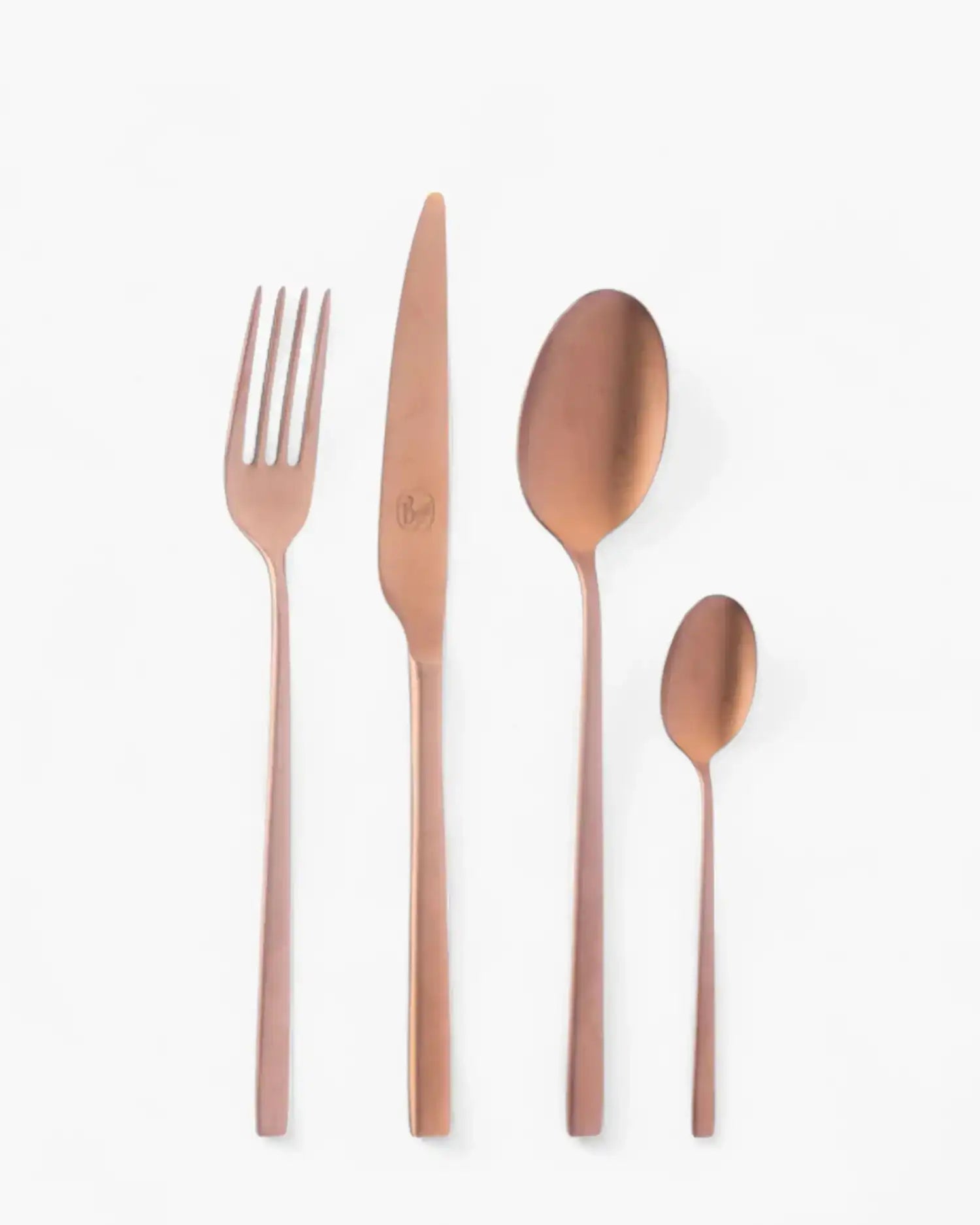 Broggi Sky 24-piece cutlery set PVD Copper - Buy now on ShopDecor - Discover the best products by BROGGI design