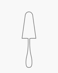 Broggi Stiletto Cake server stainless steel - Buy now on ShopDecor - Discover the best products by BROGGI design