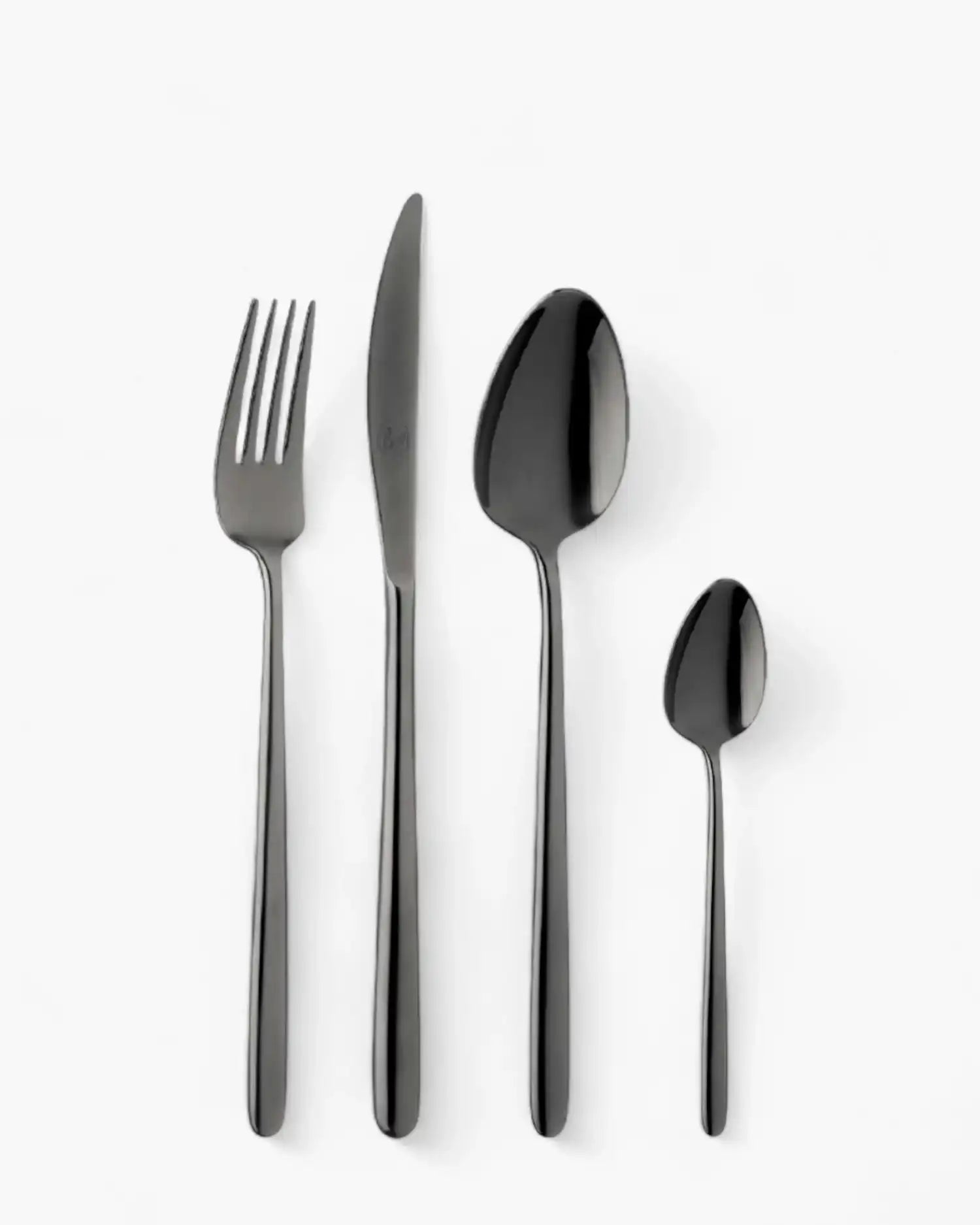 Broggi Stiletto set 24 cutlery Black - Buy now on ShopDecor - Discover the best products by BROGGI design