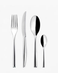 Broggi Zeta 24-piece cutlery set Polished steel - Buy now on ShopDecor - Discover the best products by BROGGI design