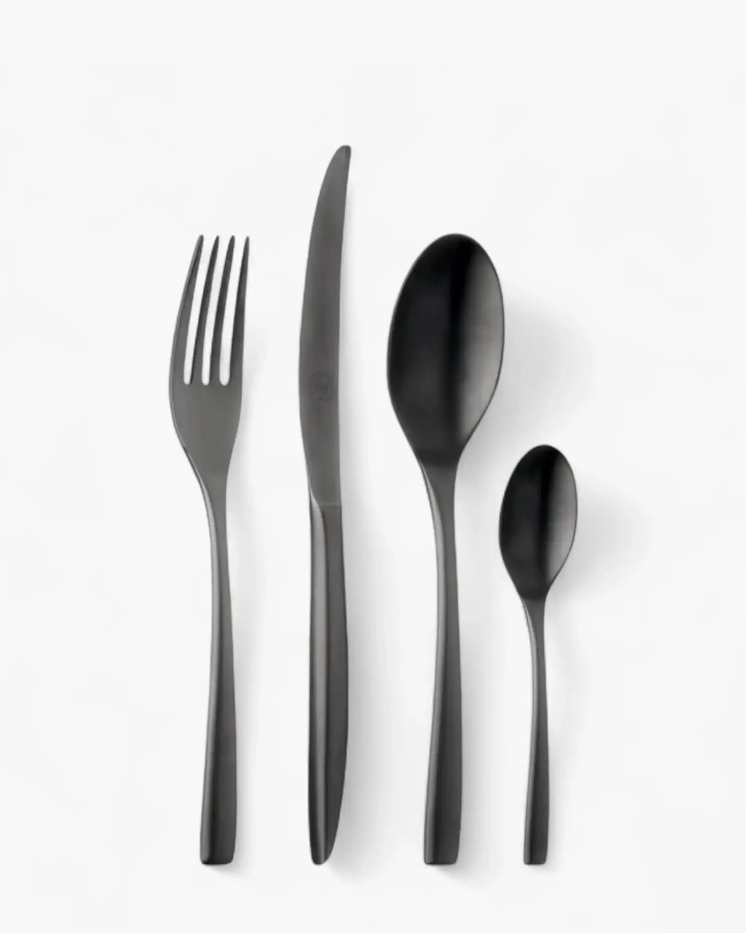 Broggi Zeta 24-piece cutlery set PVD Black - Buy now on ShopDecor - Discover the best products by BROGGI design