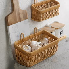Cleo Rattan Storage Baskets