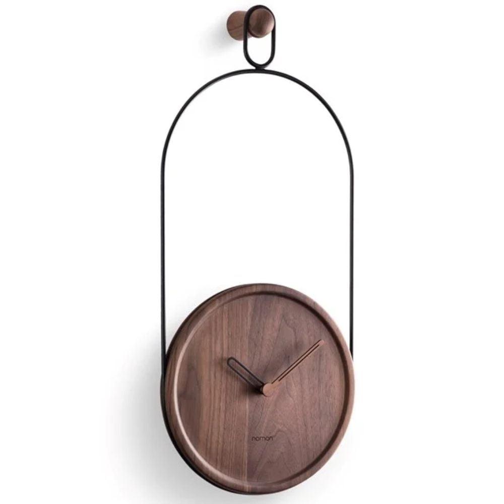 Nomon Eslabón wall clock walnut - Buy now on ShopDecor - Discover the best products by NOMON design