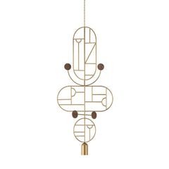 Nomon Wooden Dots pendant lamp gold structure 3 elements - Buy now on ShopDecor - Discover the best products by NOMON design