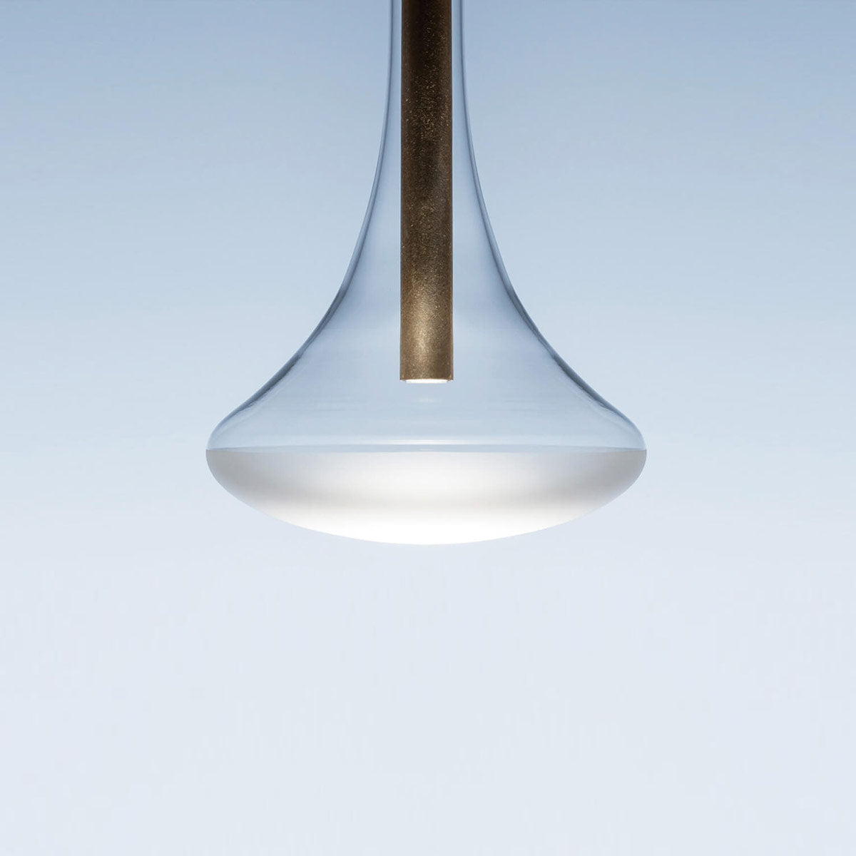 Davide Groppi Cathode suspension lamp Brushed Brass - Buy now on ShopDecor - Discover the best products by DAVIDE GROPPI design
