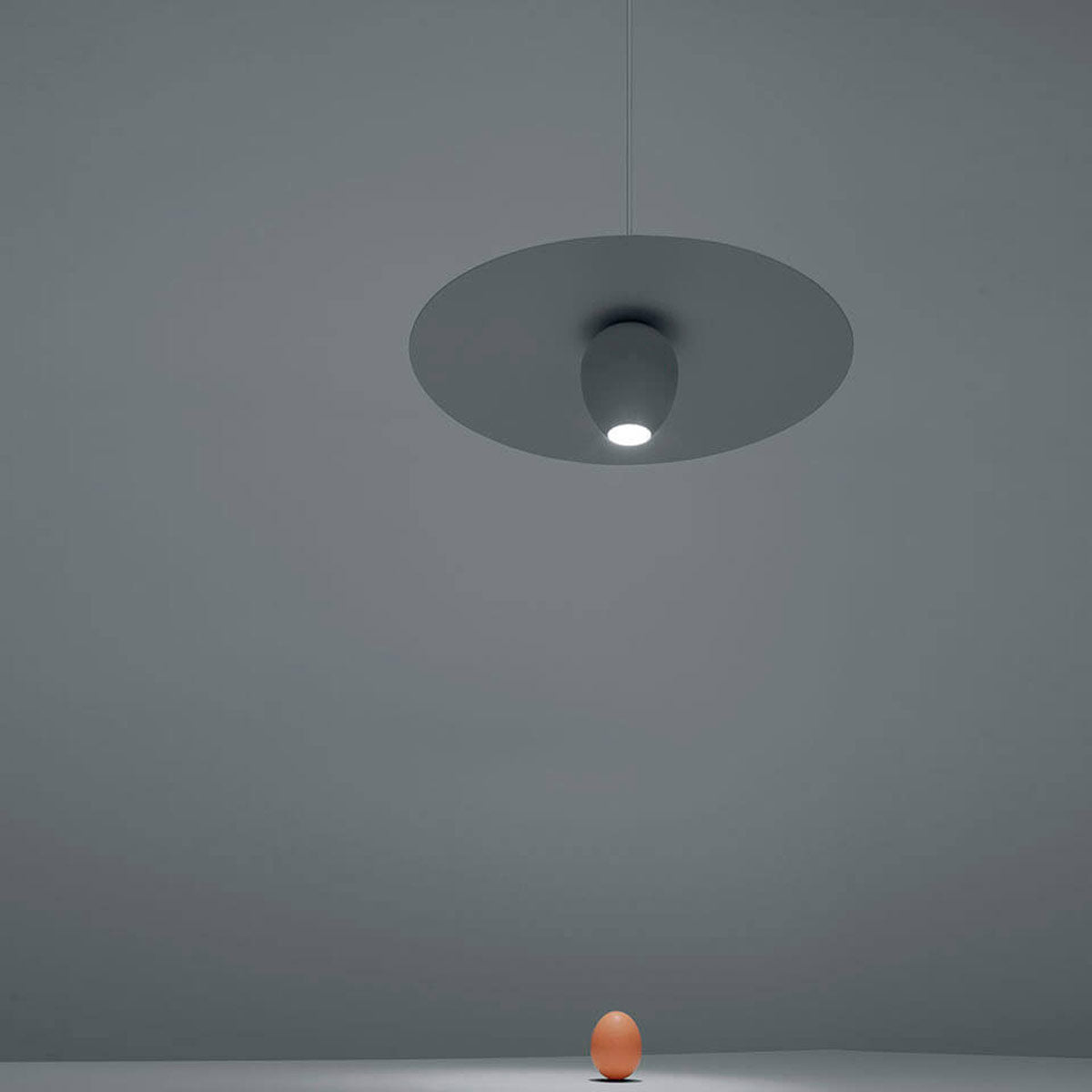 Davide Groppi Ovonelpiatto suspension lamp matt white - Buy now on ShopDecor - Discover the best products by DAVIDE GROPPI design