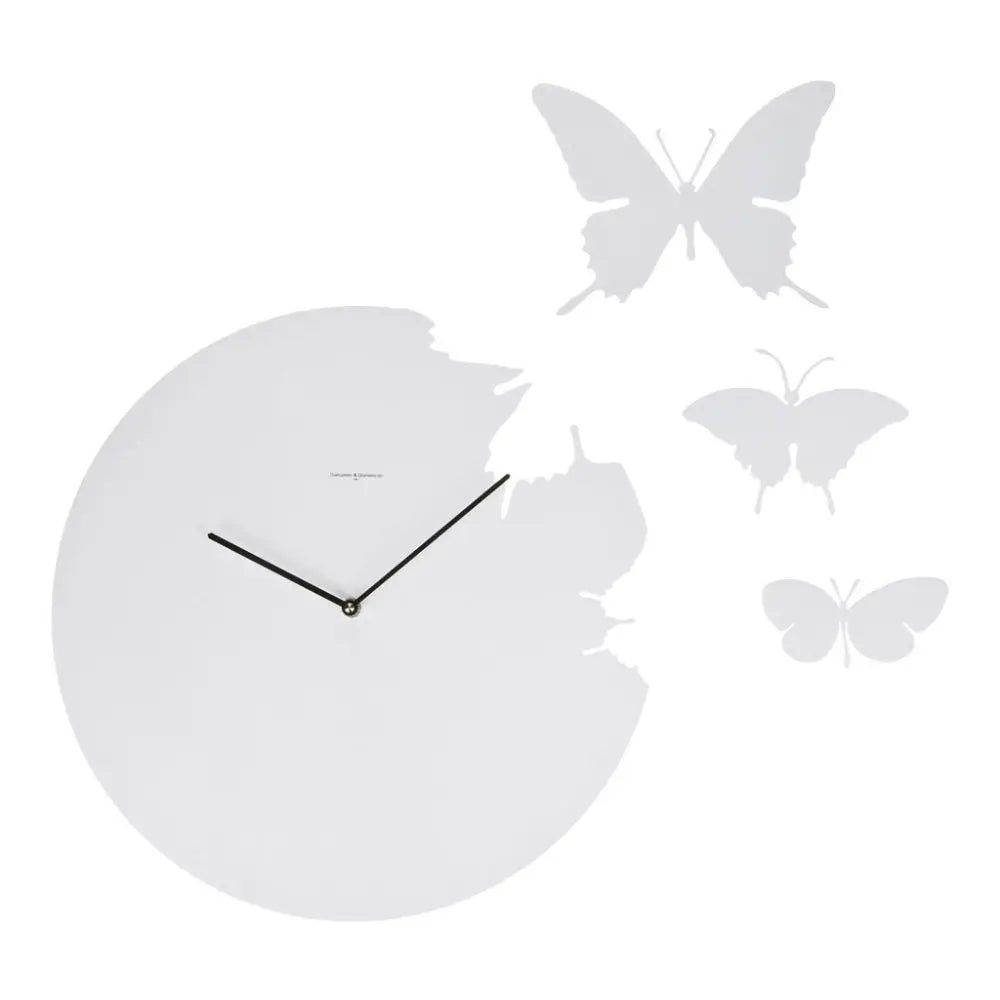 Domeniconi Butterfly wall clock White - Buy now on ShopDecor - Discover the best products by DOMENICONI design